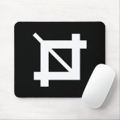 Ernte-Werkzeug-Piktogramm Mousepad (Mit Mouse)