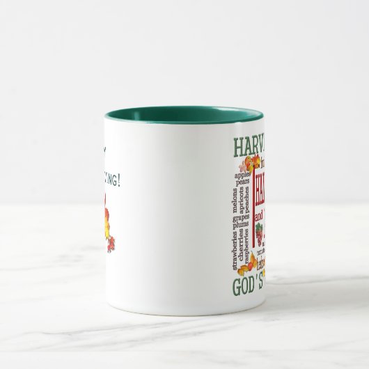 Ernte-Zeit-Erntedank Tasse (Zentrum)
