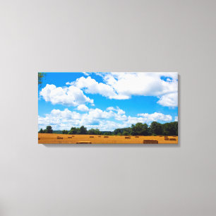 Ernte-Zeit Leinwanddruck