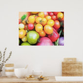 Ernte Zeit - Tomaten! Poster (Küche)
