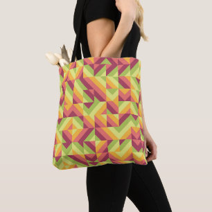 Ernte Zickzack Mosaik Tasche
