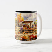 Ernte Zweifarbige Tasse (VorderseiteRechts)