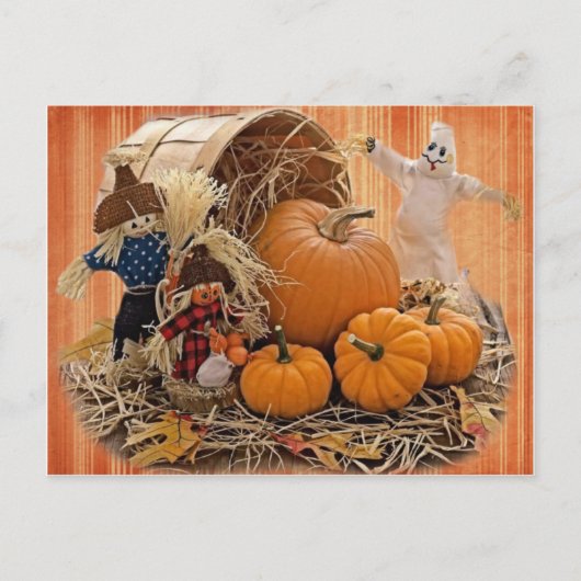 Ernteausfälle und Ghost-Postkarte Postkarte (Vorderseite)