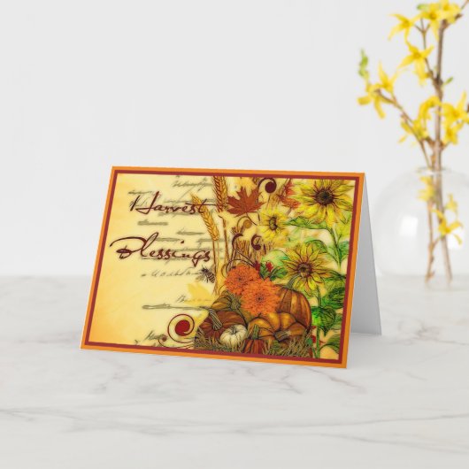 Ernteausweis Karte (Gelbe Blume)