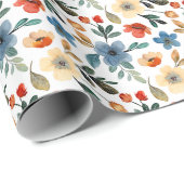 Ernteblüte Geschenkpapier (Rolleneckpunkt)