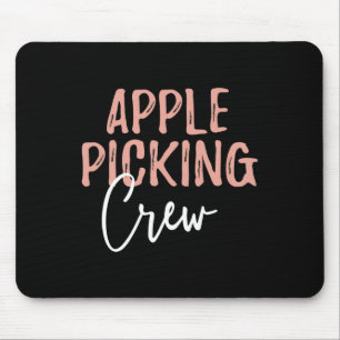 Erntecrew Apfel Pflück Outfit Apfel Pflück Saison Mousepad