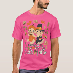 Erntedank 2021 Ich gehöre an den Kindertisch ich b T-Shirt