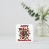 Erntedank 2023 quadratische visitenkarte (Stehend Vorderseite)