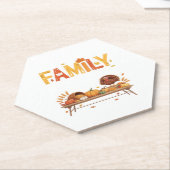 Erntedank 2025, der Familie dankbar ist für meinen Untersetzer (angewinkelt)