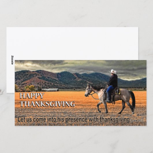 ERNTEDANK 6 FEIERTAGSKARTE (Vorne/Hinten)