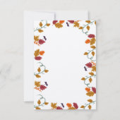 Erntedank Abendessen Einladung (Rückseite)