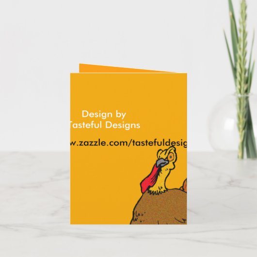 Erntedank Abendessen Einladung (Rückseite)