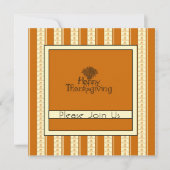 Erntedank Abendessen Einladung (Vorderseite)