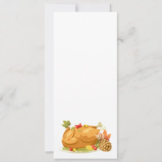 Erntedank Abendessen Einladung (Rückseite)