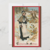 Erntedank Abendessen Einladung (Vorderseite)