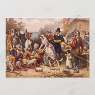 Erntedank-Abendessen Einladung