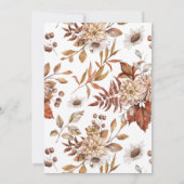 Erntedank Abendessen Einladung | Danke (Rückseite)