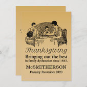 Erntedank Abendessen Funny Wiedersehen Lugano Einl Einladung (Vorne/Hinten)