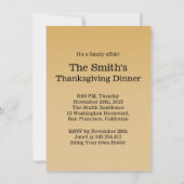 Erntedank Abendessen Funny Wiedersehen Lugano Einl Einladung (Rückseite)