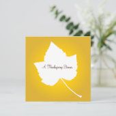 Erntedank Abendessen Herbst Einladung (Stehend Vorderseite)