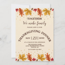 Erntedank Abendessen Herbst Herbsturlaub Einladung