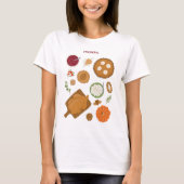 Erntedank Abendessen Herbst T-Shirt (Vorderseite)