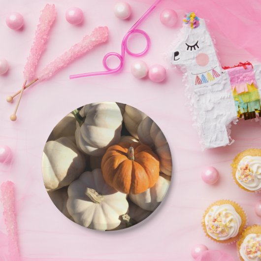 Erntedank-Abendessen-Kürbis-Ernte Pappteller (Party)