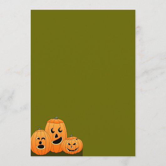 Erntedank-Abendessen-Menü der Menükarte (Rückseite)