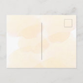 Erntedank Abendessen Sonnenblumen Eukalyptus Fall Einladungspostkarte (Rückseite)