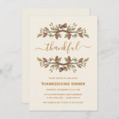 ERNTEDANK-ABENEINLAGE| DANKFÄLLE EINLADUNG (Vorne/Hinten)