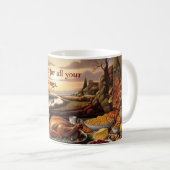 Erntedank Abundance Kaffee Tasse (VorderseiteRechts)