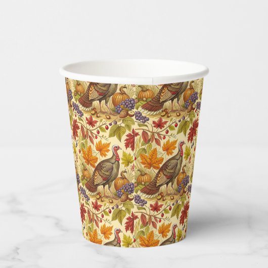 Erntedank Abundance Pappbecher (Rechts)