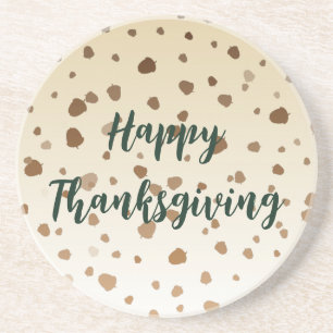 Erntedank Acorns Getränkeuntersetzer