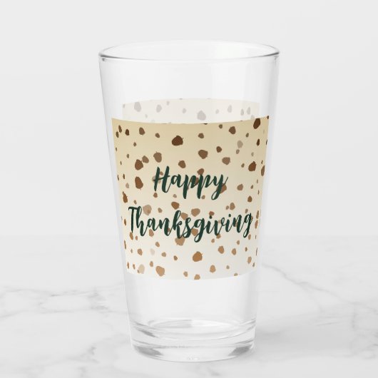 Erntedank Acorns Glas (Rückseite)