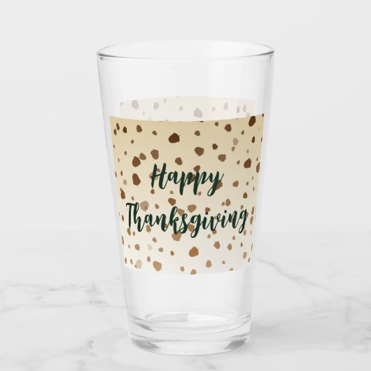 Erntedank Acorns Glas (Vorderseite)