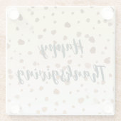 Erntedank Acorns Glasuntersetzer (Rückseite)