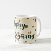 Erntedank Acorns Kaffeetasse (VorderseiteRechts)