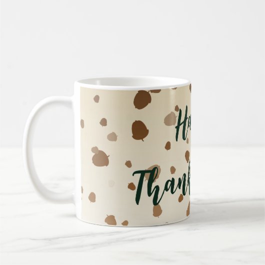 Erntedank Acorns Kaffeetasse (Links)