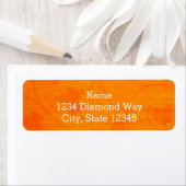 Erntedank-Adressmarken für Herbst-Herbstlaub (Insitu)