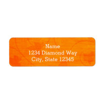 Erntedank-Adressmarken für Herbst-Herbstlaub