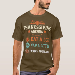 Erntedank Agenda Funny Familienmatching Thanksgi T-Shirt