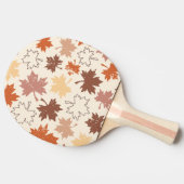Erntedank Ahornblatt Herbst natürliche Gestaltung Tischtennis Schläger (Seitenansicht)