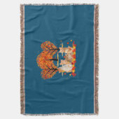 Erntedank Ahornkatzenkätzchen Form Baumleder Decke (Vorderseite Vertikal)