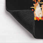 Erntedank Ahornkatzenkätzchen Form Baumleder Mousepad (Ecke)