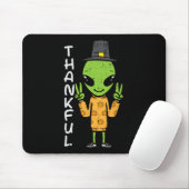 Erntedank Alien Dankend Funny Fall Space Männer B Mousepad (Mit Mouse)