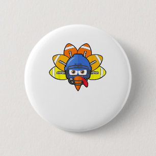 Erntedank American Football Youth Shirt, Türkei Button