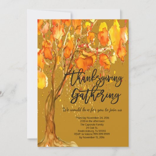 ERNTEDANK-ANSAMMLUNG-EINLADUNG DURCH DIE UMLAGE EINLADUNG (Vorderseite)