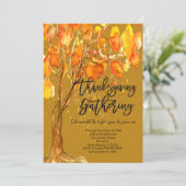 ERNTEDANK-ANSAMMLUNG-EINLADUNG DURCH DIE UMLAGE EINLADUNG (Stehend Vorderseite)