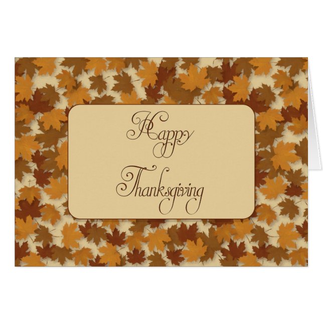 Erntedank Anstrichene Blätter (Vorderseite (Horizontal))