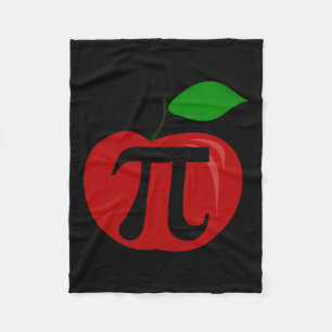 Erntedank Apple Pie Lover Funny Pi Day Math Tee Fleecedecke
